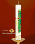 Preview: Osterkerze 600 x 70 mm Glaube Liebe Hoffnung