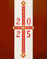 Preview: Osterkerze 800 x 80 mm klassisch Kreuz und Nägel