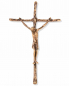 Preview: Papstkreuz aus Bronze patiniert 60 x 38 cm