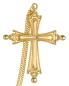 Preview: Pektorale Papst Leo XIV  7,8 x 6,5 cm mit Kette 60 cm