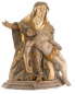 Preview: Pieta 16. Jhrd. 34 x 32 cm holzgeschnitzt antik gefasst