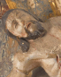 Preview: Pieta 16. Jhrd. 34 x 32 cm holzgeschnitzt antik gefasst