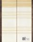 Preview: Stola Weiß/ beige Streifeneinwebe Japangold 150 cm lang