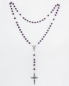 Preview: Rosenkranz Amethyst 0,6 cm Sterling Silber gekettelt