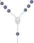 Preview: Rosenkranz Lapislazuli 4 mm Ø Perlen im Geschenketui