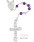 Preview: Rosenkranz Amethystperlen 4 mm Ø im Geschenketui