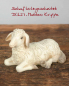 Preview: Schaf liegend, coloriert "Matteo Krippe" 28cm
