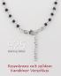 Preview: Rosenkranz echt Silber 925, filigrane Perlen