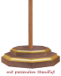 Preview: Vortragekreuz 204 cm Corpus 25 cm hoch, mit Stange