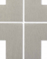 Preview: Stehkreuz aus Edelstahl  19 x 11 cm