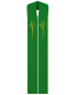 Preview: Priesterstola mit gold gestickter Kreuzsymbolik, grün