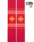 Preview: Stola rot 140 cm lang