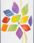 Preview: Taufkerze Lebensbaum Bunt 265 x 50 mm