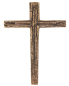 Preview: Wandkreuz Bronze 18,5 x 25 cm