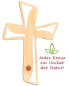 Preview: Wandkreuz aus Zirben-Holz durchbrochen 13,5 x 21 cm