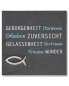 Preview: Schieferrelief "Geborgenheit" 17 x 17 cm