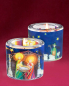 Preview: Glaswindlicht 6,8 cm , Weihnachtenskrippe