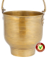 Preview: Weihwasserkessel messingfarben Durchmesser 18 cm