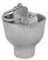 Preview: Tragweihkessel aus Aluminium 11,5 cm hoch 12 cm Ø