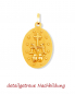 Preview: Wunderbare Medaille 16 mm Gold 14 ct, Marienmedaille