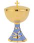 Preview: Ziborium Messing vergoldet 11,5 cm Ø, 18,5 cm hoch