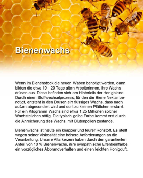 50 Kerzen "Mose teilt das Meer" mit Becher 60 x 50 mm