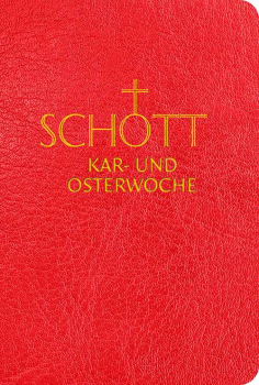 Schott-Messbuch Kar- und Osterwoche, hellrot