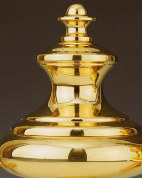 Fahnen- oder Baldachinknopf barock 100 mm Ø