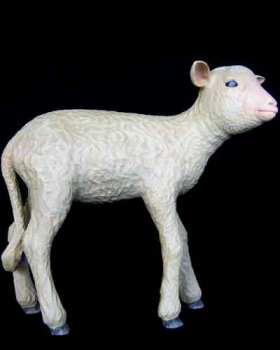 Lamm stehend - 120 cm-Figur