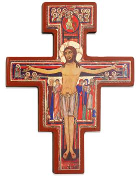 Ikone St. Damniano Jesu Kreuzigung 13x18 cm