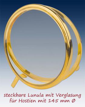 Preview: Monstranz Messing vergoldet 47cm hoch