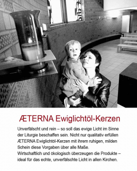 Ölkerzen AETERNA rot, "10Tage" 20 St. im Karton