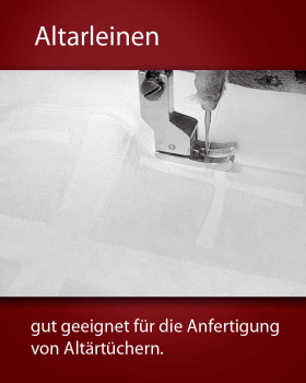 Leinen-Damast, kleine Hostie 280 x 80 cm breit