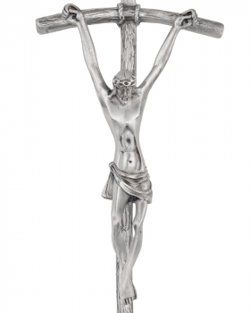 Papstkreuz mit Korpus 29 cm x 12,5 cm