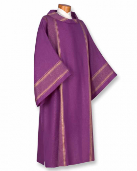 Dalmatik violett mit Diakonstola leicht