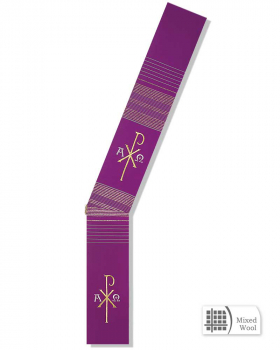Diakonstola violett  PAX & A+O