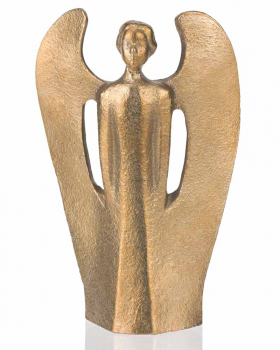 Figur "Der Engel der Meditation" aus Bronze
