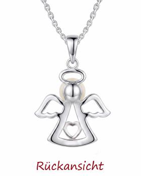 Preview: Schutzengelanhänger 925 Sterling Silber mit Perle