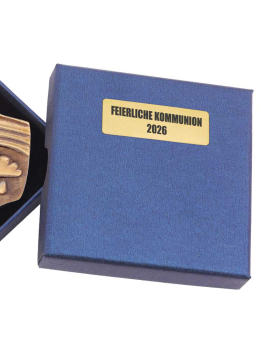 Preview: Geschenkkarton blau, 90 x 85 x 15 mm