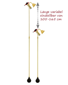 Kerzenanzünder mit Löschhaube 105cm - 165 cm