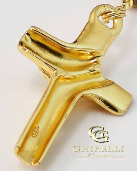 Rosenkranz Tigerauge 6 mm Ø Silber 925 vergoldet Ghirelli