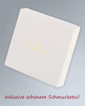 Preview: GHIRELLI Kreuzanhänger 3x4 cm Swarovski mit Silberkette
