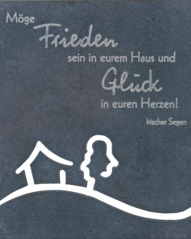 Haussegen - Möge Frieden sein in eurem Haus