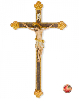 Wandkreuz Holz  Antik - Kreuz 33 x 17 cm