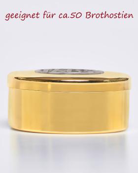 Preview: Hostiendose Dekor "Abendmahl" 4 cm hoch, 8 cm Ø