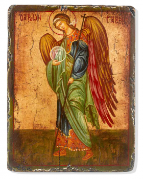 Ikone Erzengel Gabriel 14 x 18 cm, handgemalt