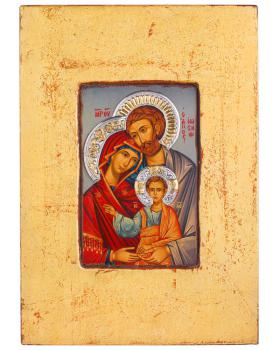 Preview: Ikone Hl. Familie 18 x 24 cm