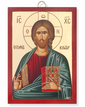 Ikone "Christus Pantokrator" 11 x 15 cm