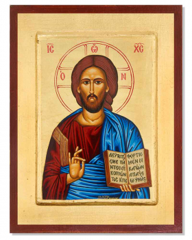 Ikone "Christus Pantokrator", 18 x 23 cm