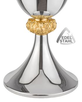 Preview: Kelch Edelstahl "4 Evangelisten" 18,5 cm hoch